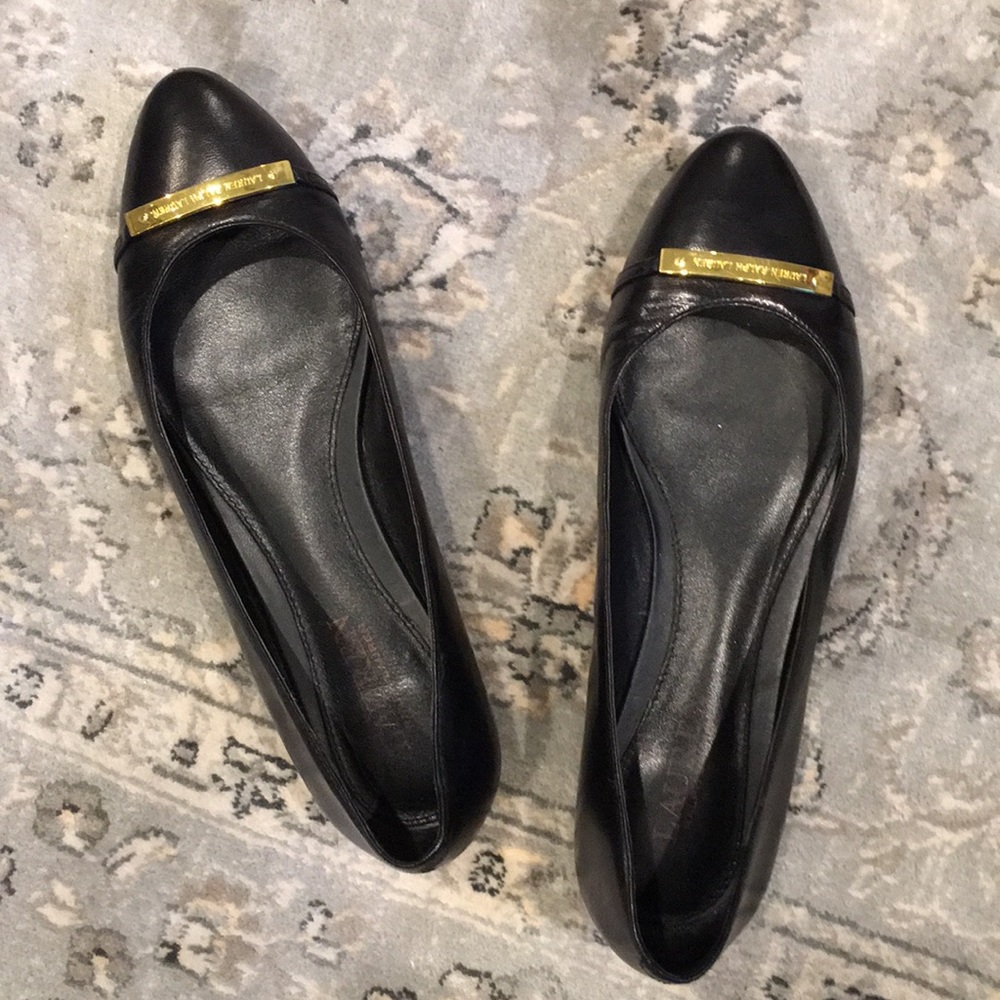 Ralph Lauren leather flats